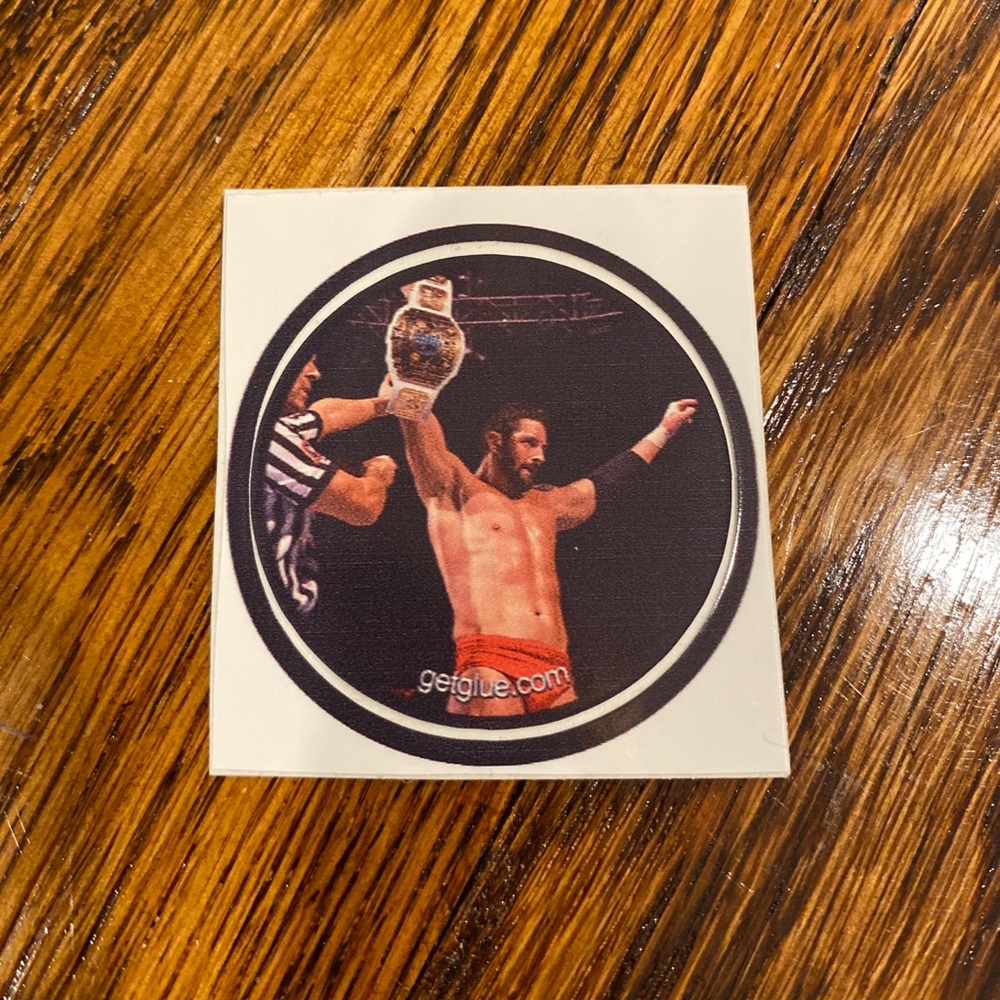 Rare WWE Sticker - Wade Barrett get glue getglue stickers wrestling